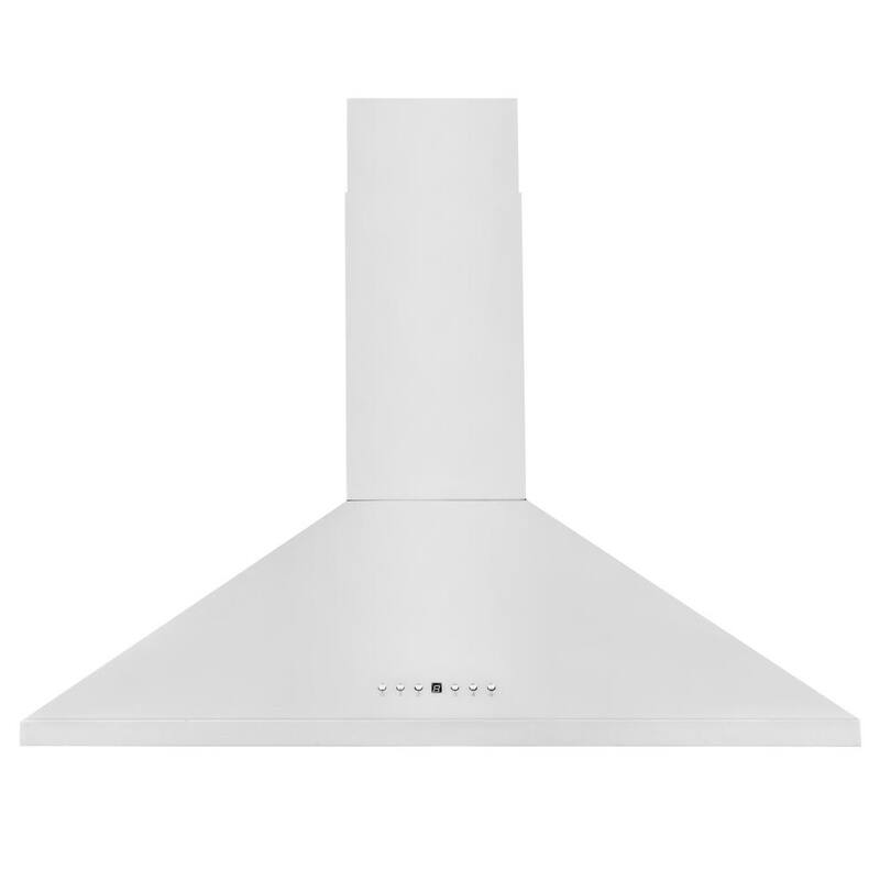 30 in. 400 CFM Convertible Wall Mount Range Hood in Stainless Steel O41709