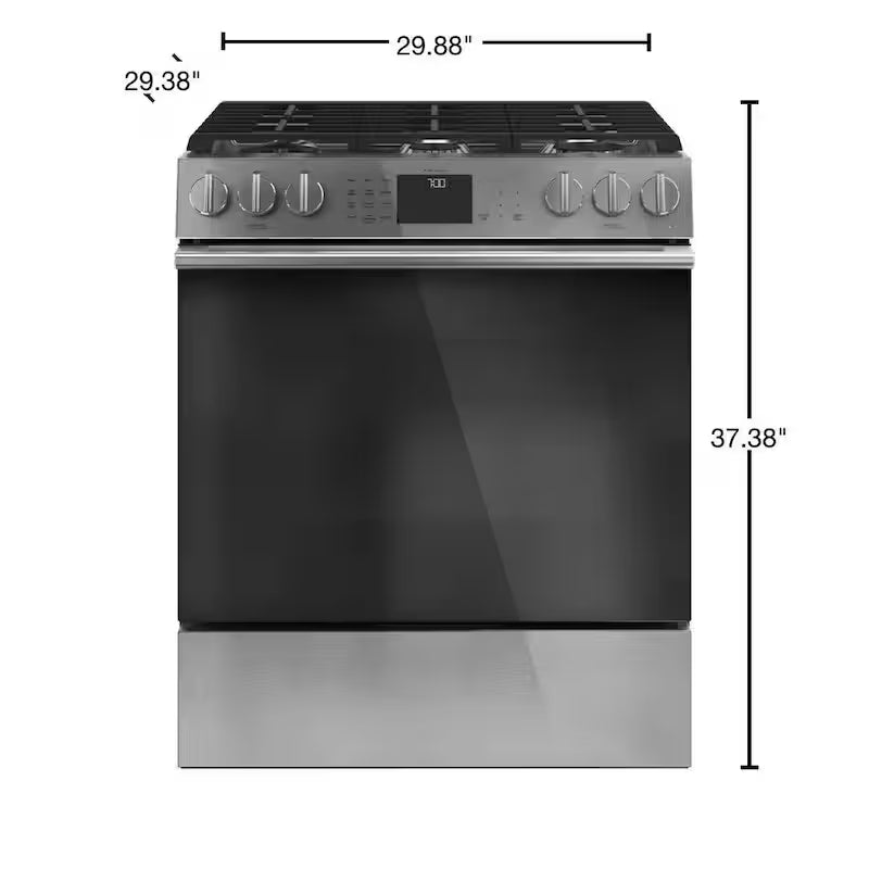 5.6 cu. ft. Smart Slide-In Gas Range with True Convection F879715