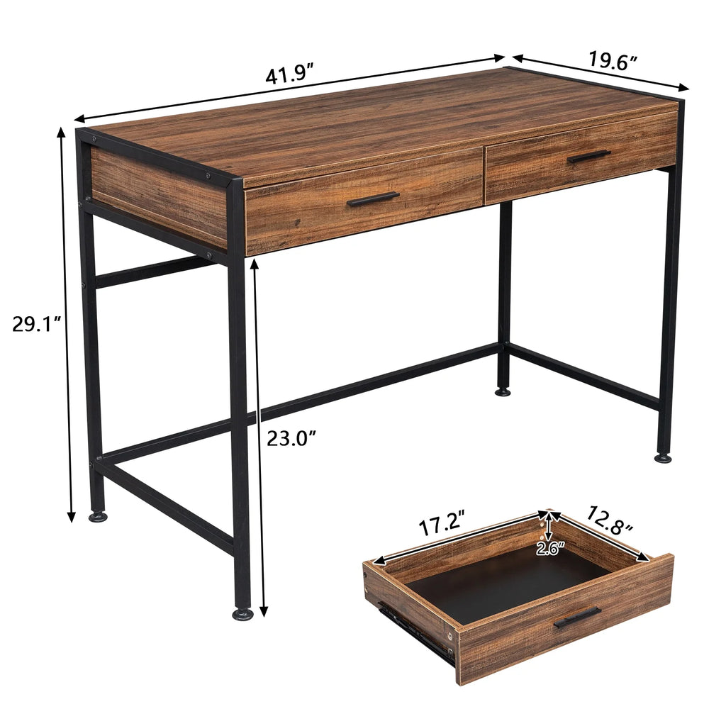 Computer Desk with Drawers E74617