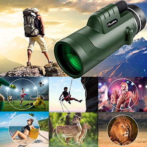 16X52 High Power Prism Compact Monocular Telescope Z42226