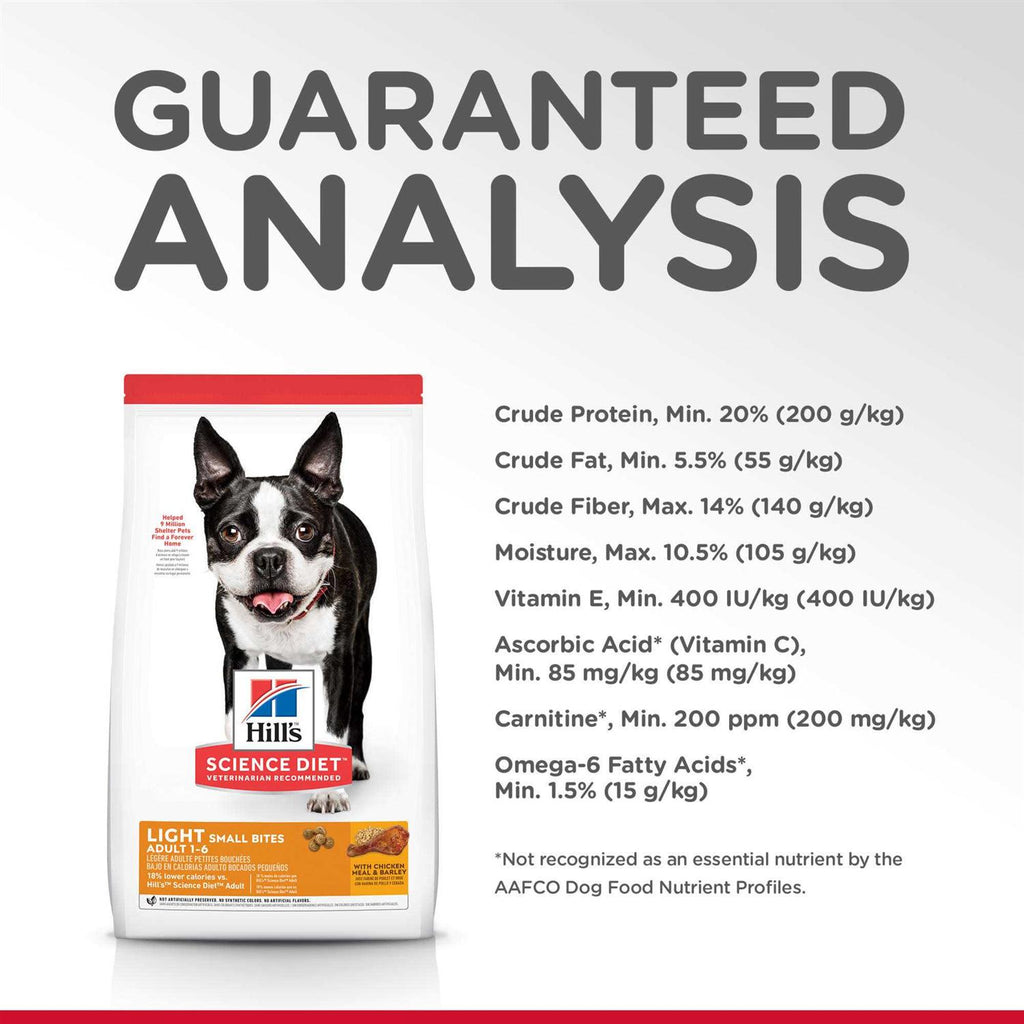 Adult Light Small Bites Chicken Meal & Barley Dry Dog Food B568