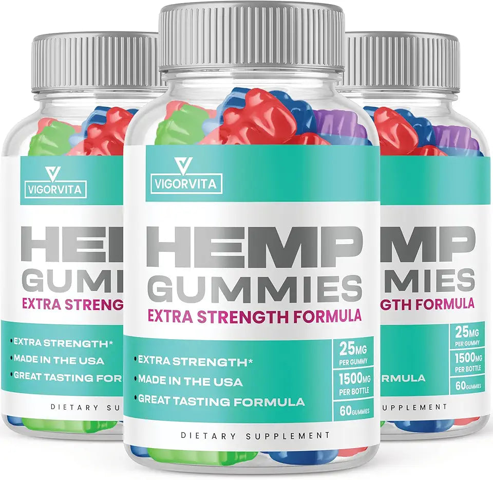 Extra Strength Gummy with Hemp Extract 180 Gummies D50857