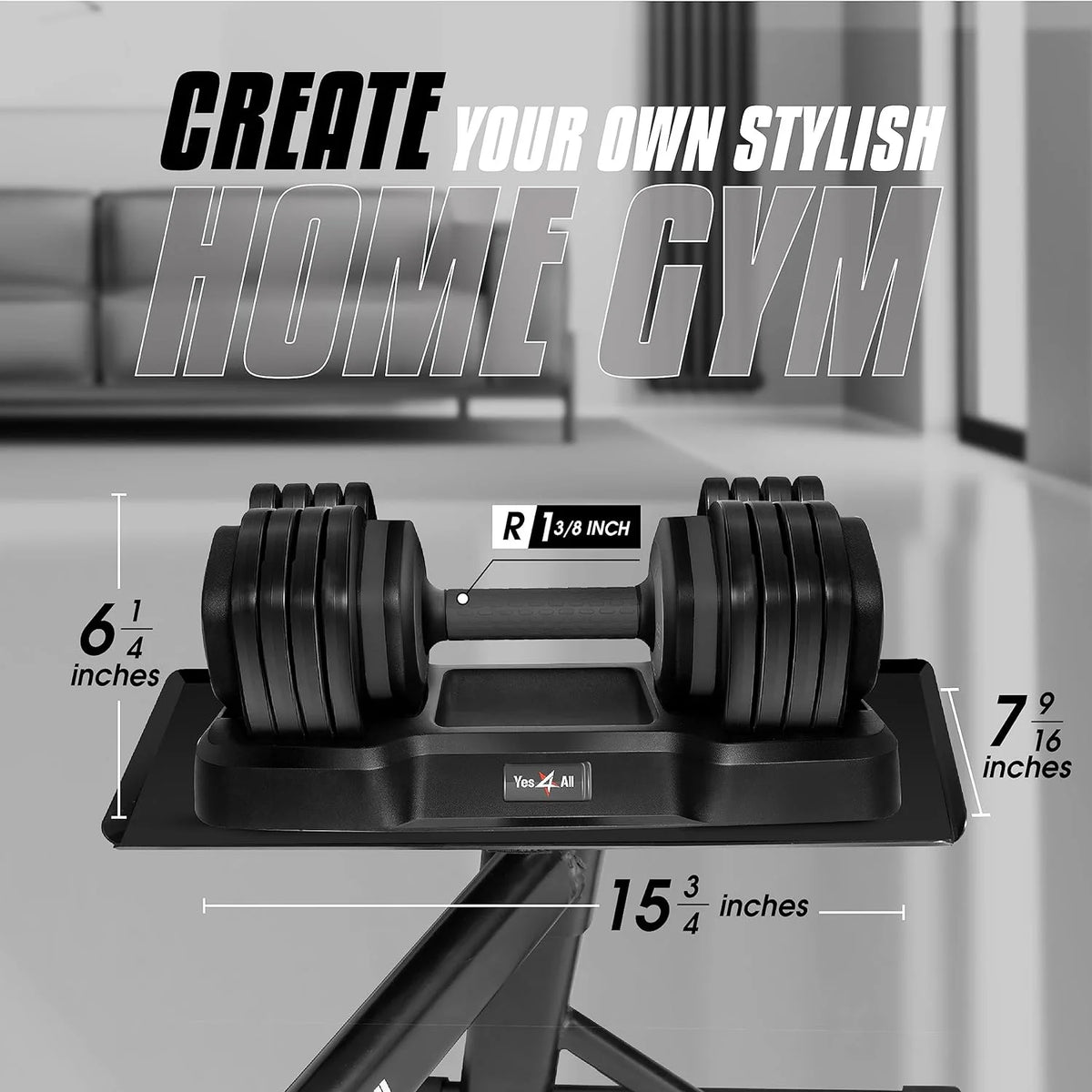Adjustable Dumbbells 25lb Pair U72584