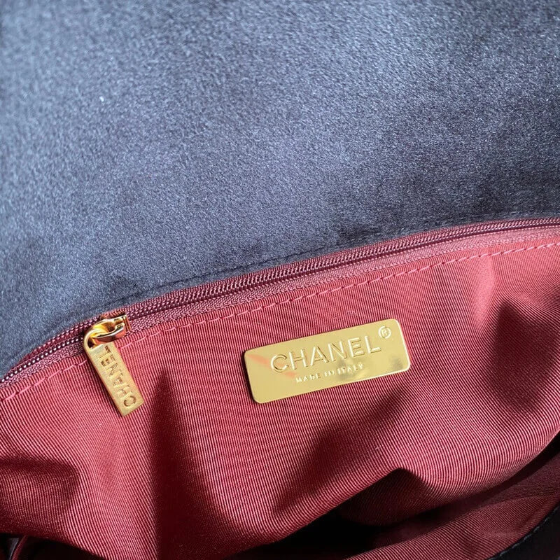 Small Velvet Flap Bag D293