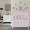 4-in-1 Mini Convertible Crib Blush Pink A6545