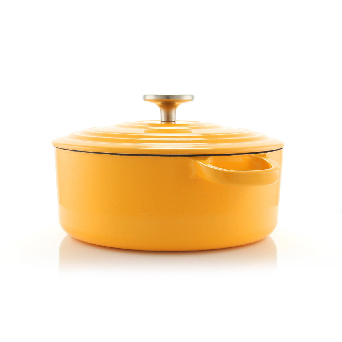 3 qt Round Cast Iron Dutch Oven Cobalt Blue S64096