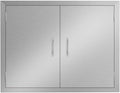 Stainless Steel Double Wall Outdoor Kitchen Doors 31W x 24H Inch X3207