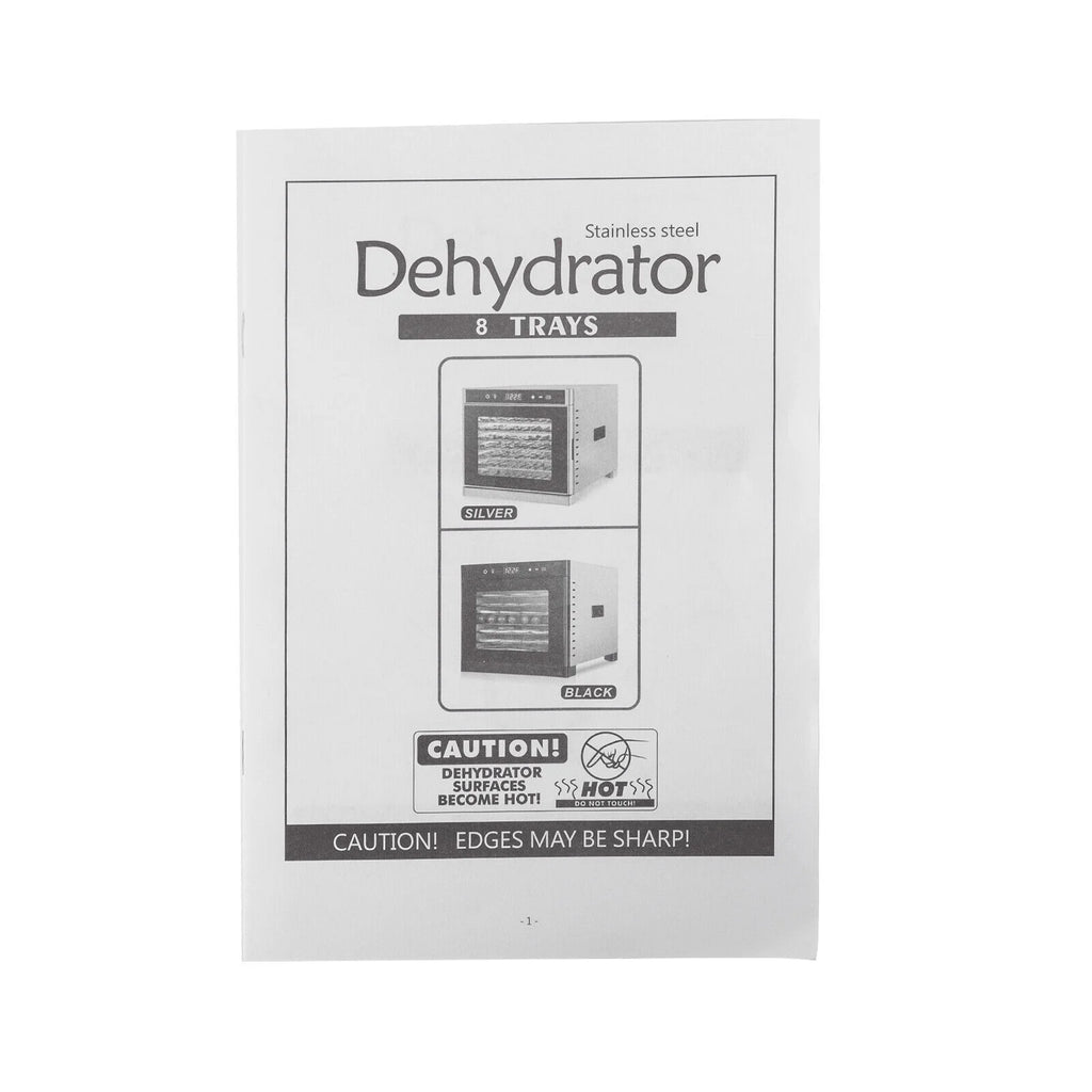 8 Tray Stainless Steel Food Dehydrator Q28805
