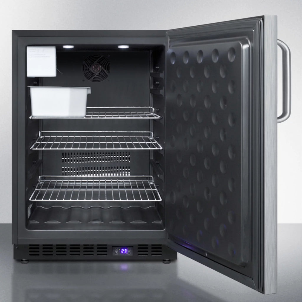 24-Inch 4.72 Cu. Ft. Compact Freezer with Ice Maker N9577