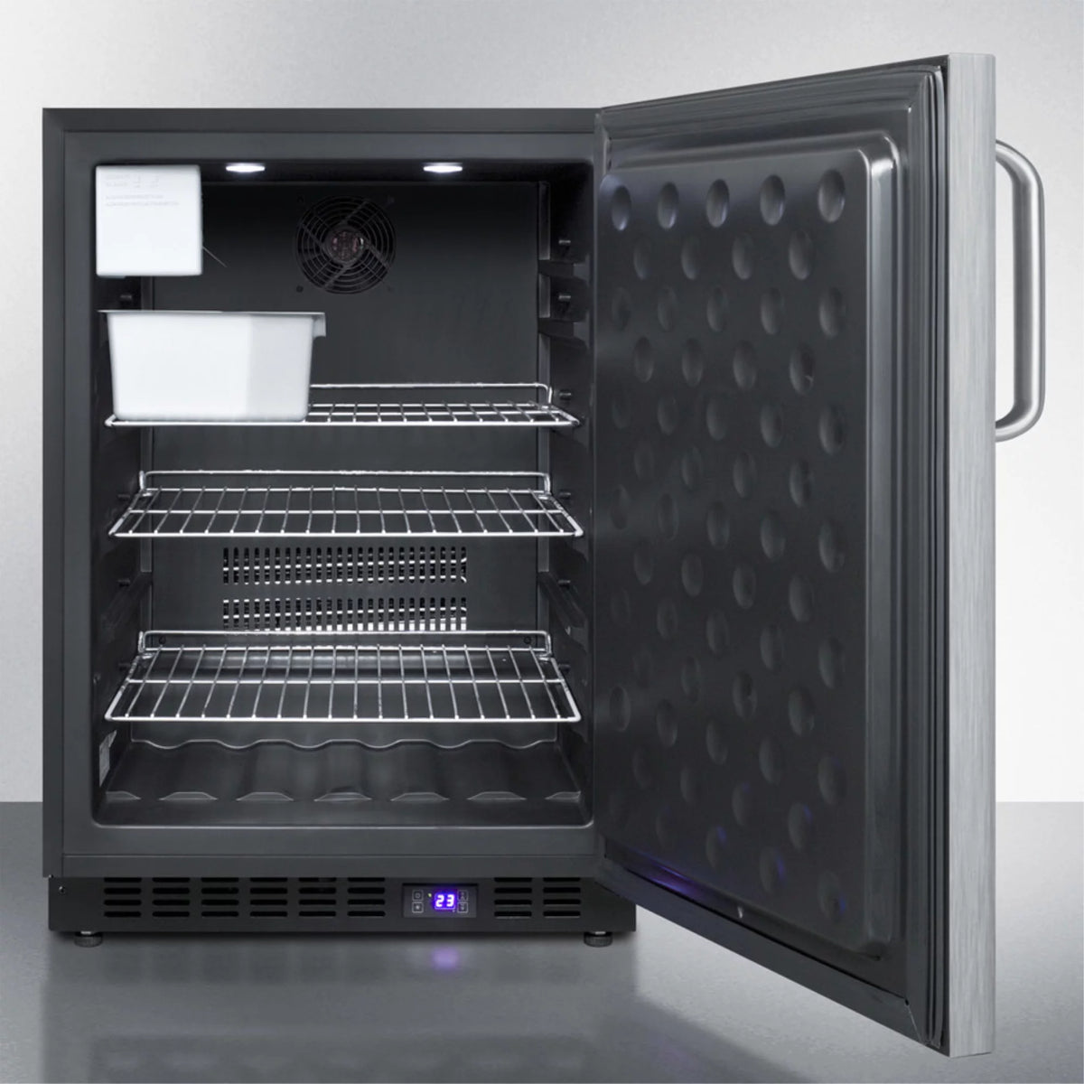 24-Inch 4.72 Cu. Ft. Compact Freezer with Ice Maker N9577
