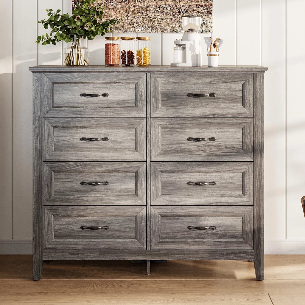 Rustic Oak 6 Drawer Dresser A621159