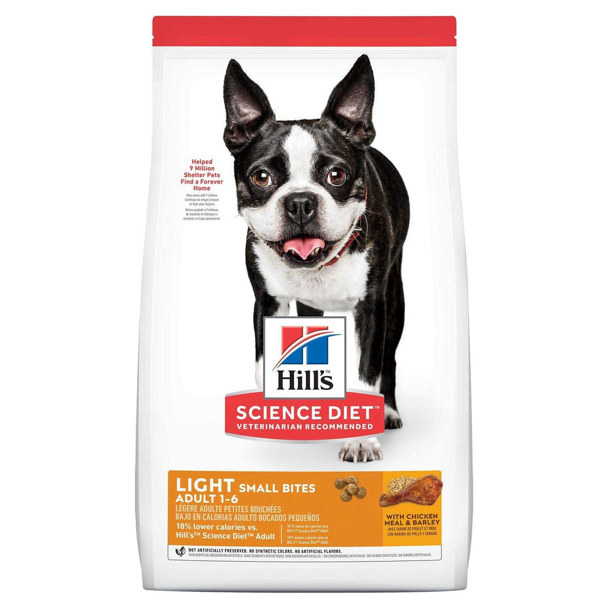 Adult Light Small Bites Chicken Meal & Barley Dry Dog Food B568