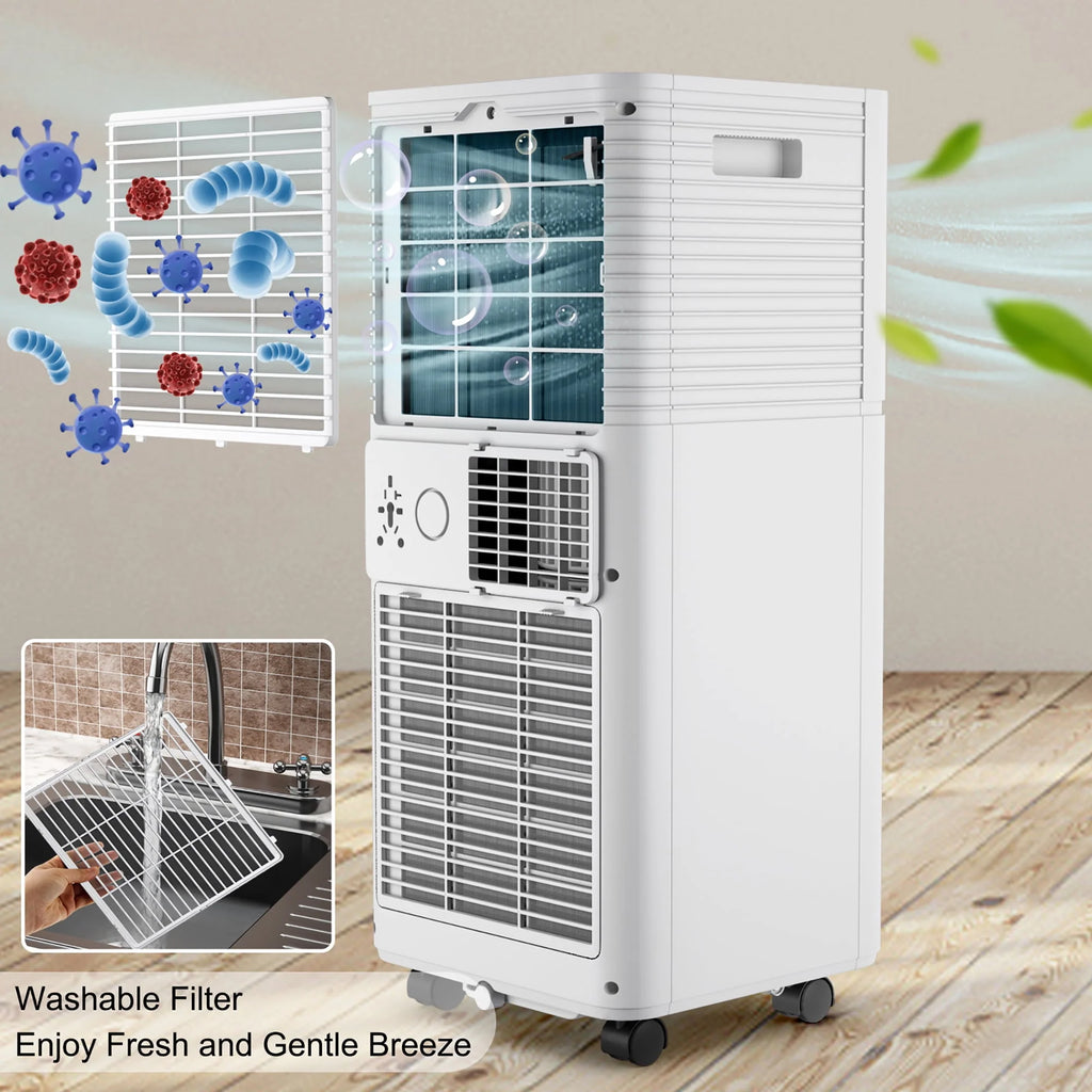 5000 BTU Portable Air Conditioner 3-in-1 Black D14362