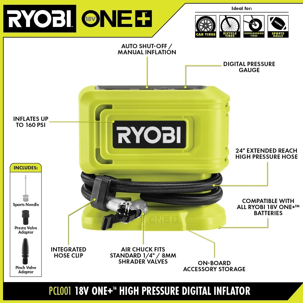18V Digital Inflator F943