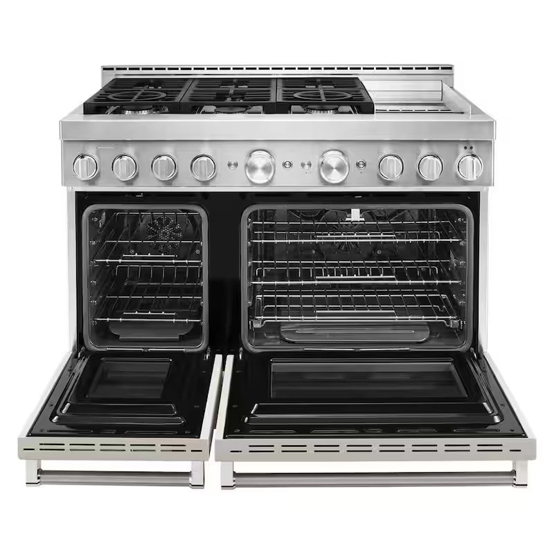 6.3 cu. ft. Smart Double Oven Gas Range with Griddle K56324