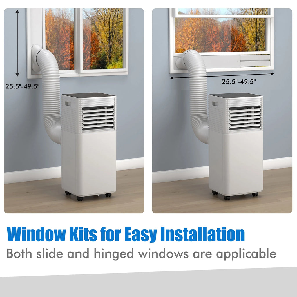 5000 BTU Portable Air Conditioner 3-in-1 Black D14362