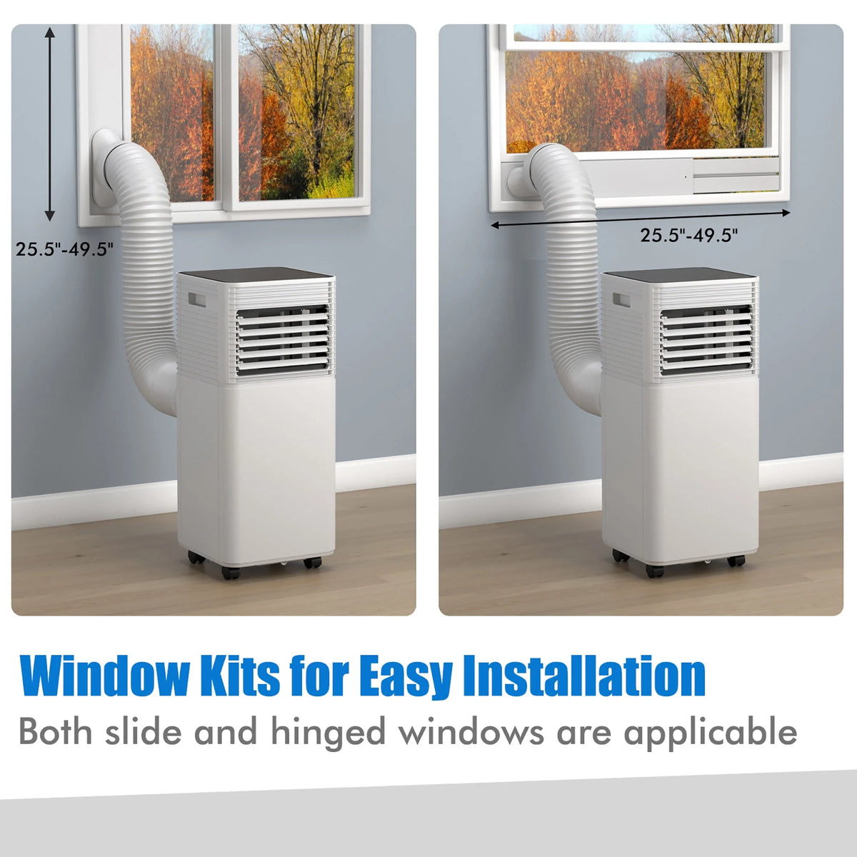5000 BTU Portable Air Conditioner 3-in-1 Black D14362