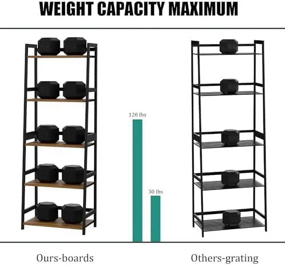 5 Tier Tall Bookshelf X896330