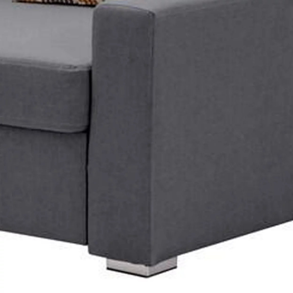 96 Inch 3 Piece Modular Sofa Set with 2 Accent Pillows C761950