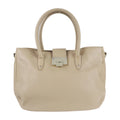 Pre-Owned Beige Leather 2WAY Shoulder Bag S131459