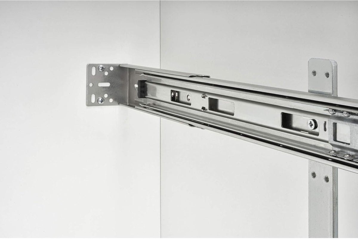 12-Inch 2-Tier Wire Pull Out Kitchen Cabinet Organizer, Chrome L63072