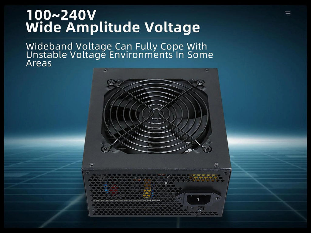 550W 80+ Gold ATX Power Supply Black I696