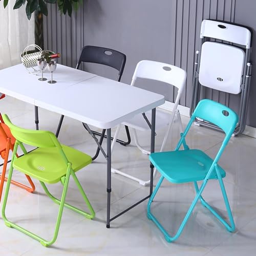 8 Foot Plastic Folding Picnic Table with Carry Handle R877333