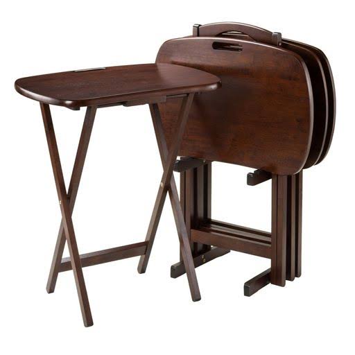 5 Piece Set TV Tables with Handle R31563