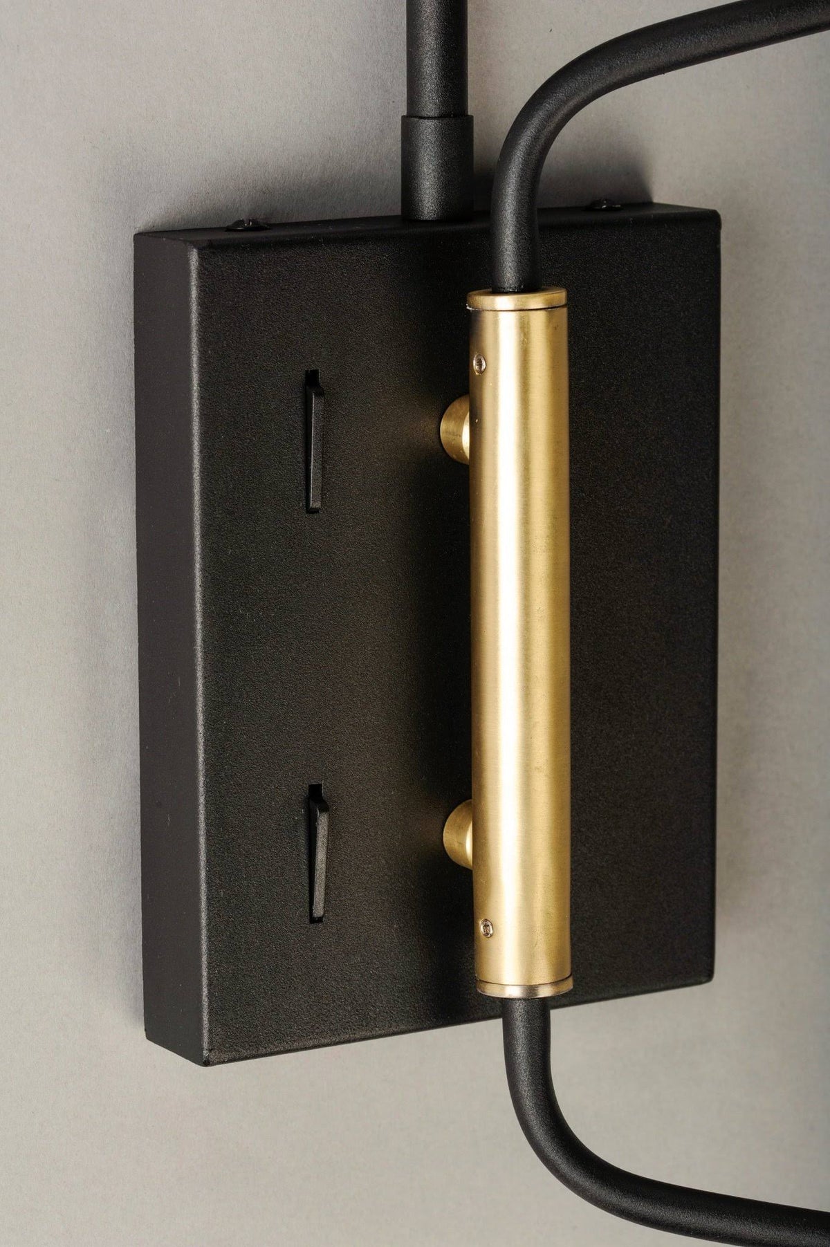 Black Satin Brass LED Wall Sconce O98058