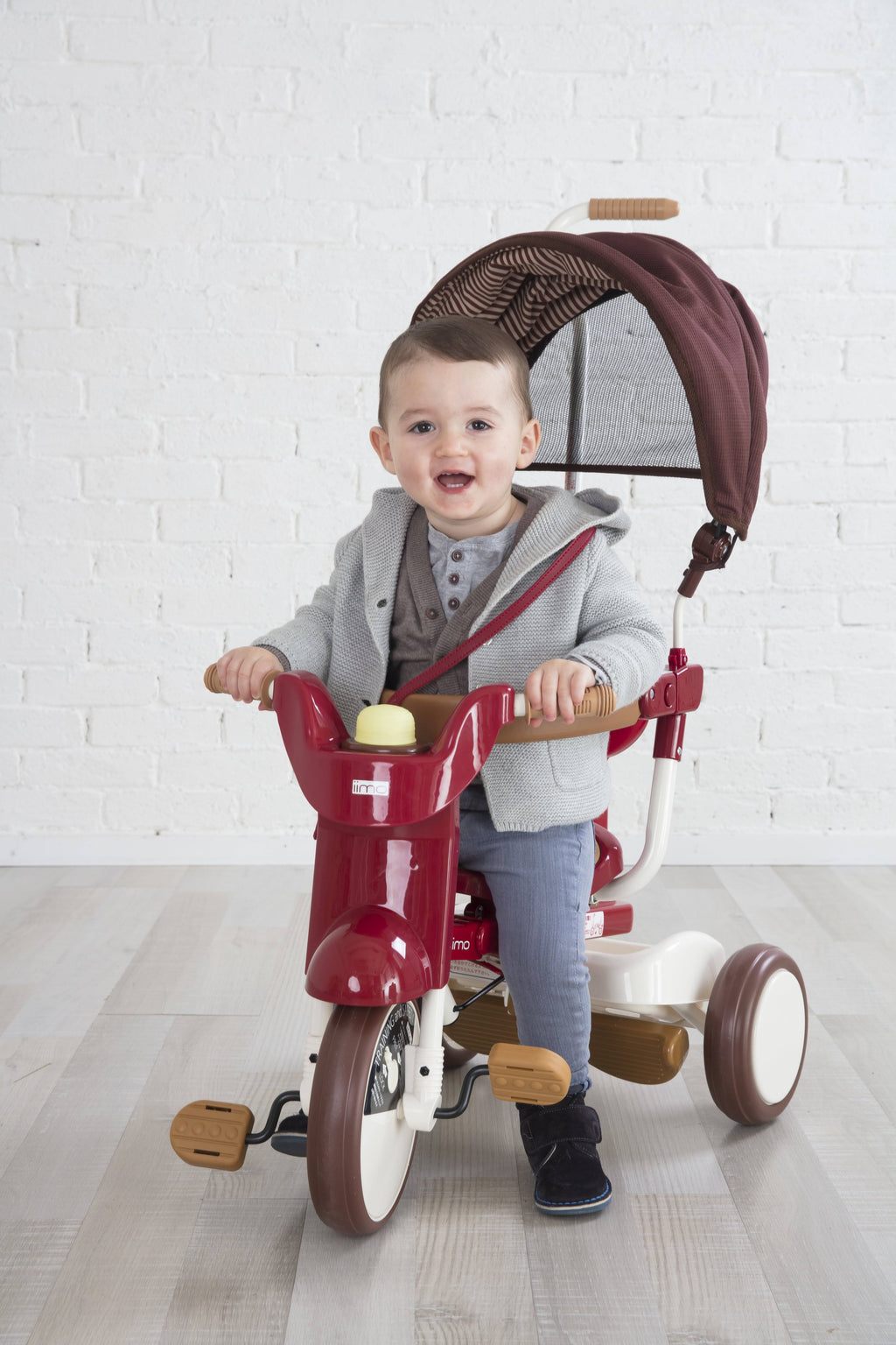 3-in-1 Folding Tricycle with Canopy White B888543