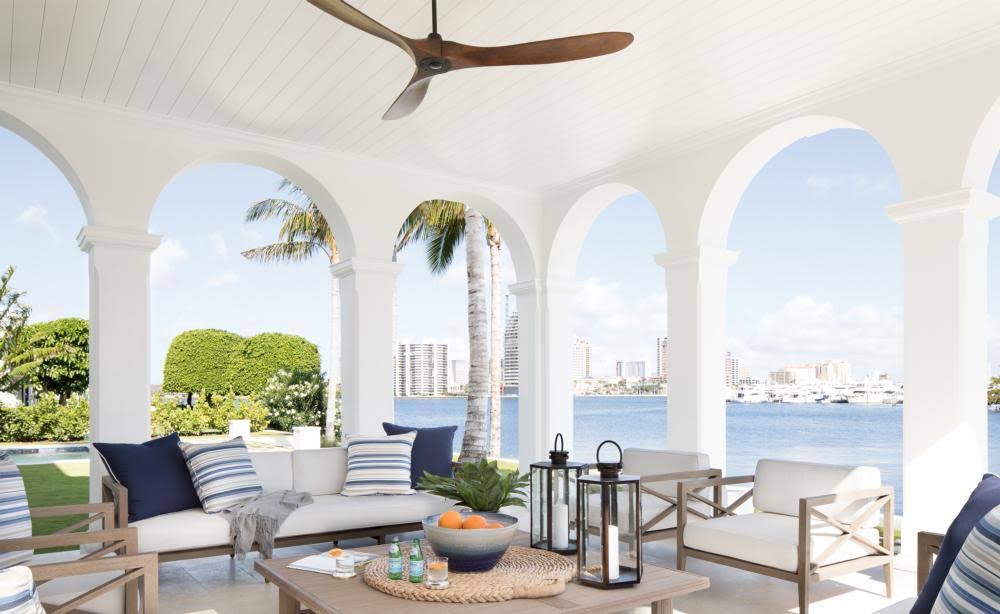 70-Inch Brushed Steel Ceiling Fan Y27984