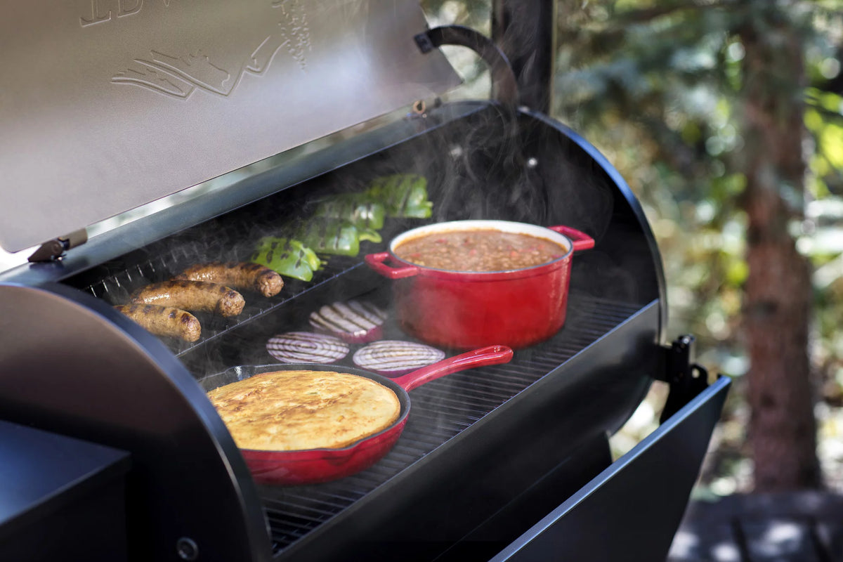 Bronze Wood Pellet Grill and Smoker E5642
