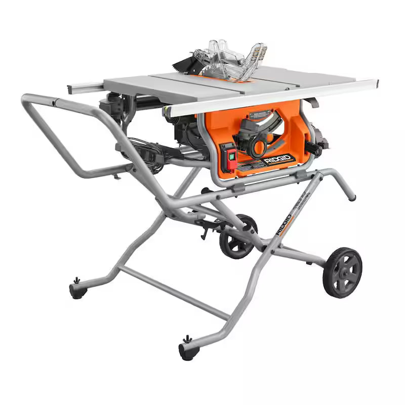 10 Amp 10 in. Corded Table Saw with Stand R72514
