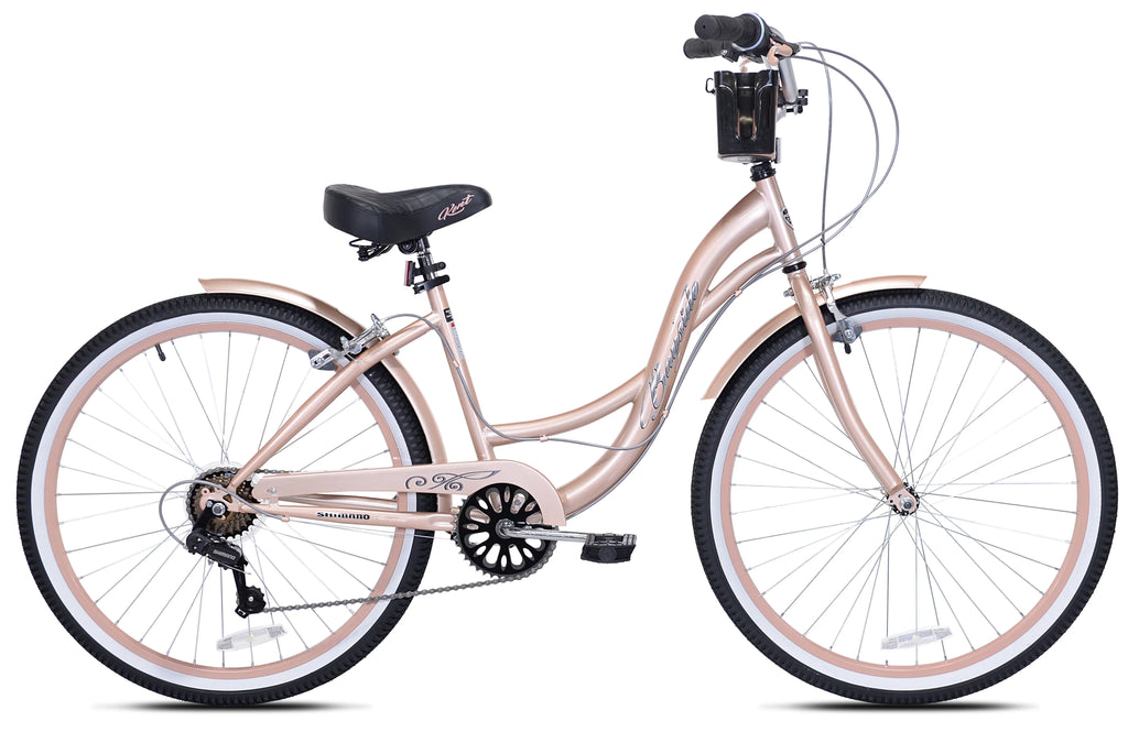 26 In. Rose Gold Women's Cruiser Bike M777480