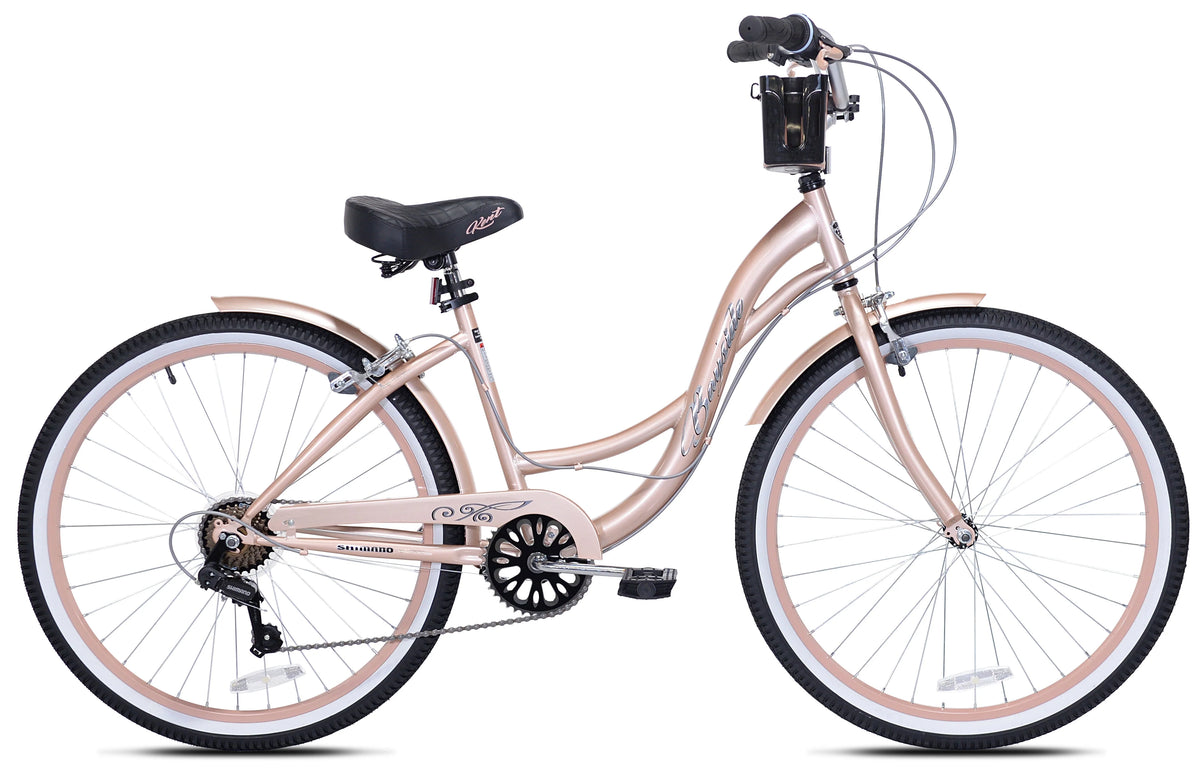 26 In. Rose Gold Women's Cruiser Bike M777480