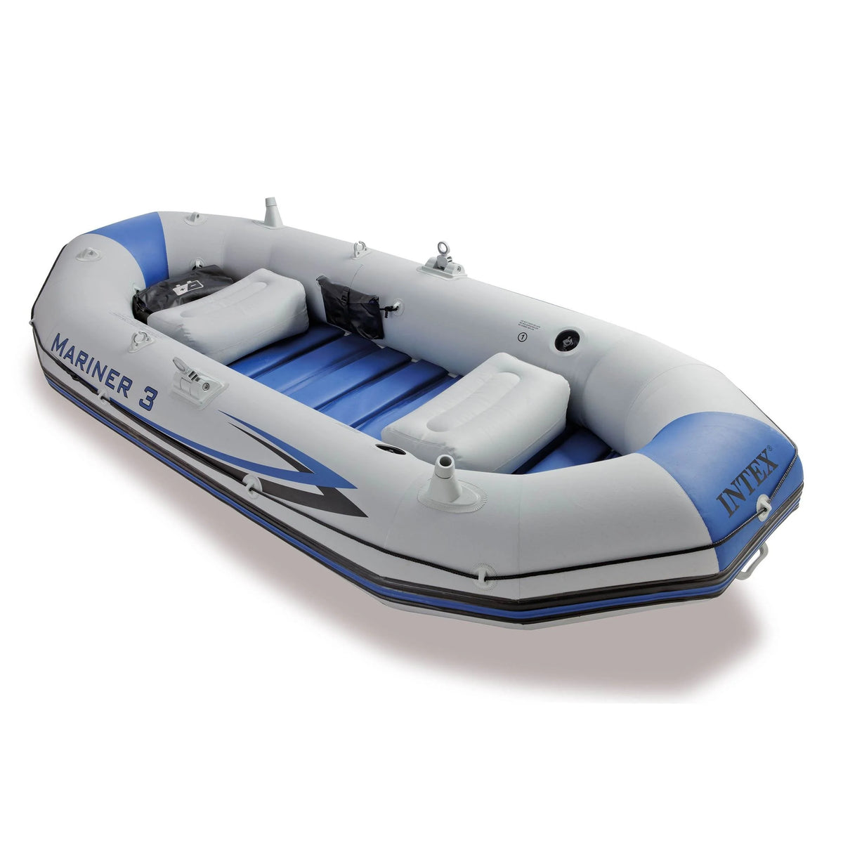 3 Person Inflatable Boat & Oars Set + Motor Mount Kit C8890