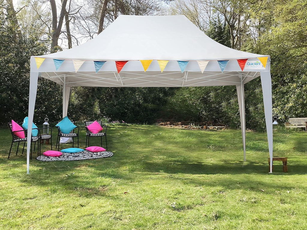 10x15 Pop Up Canopy Tent with Sidewalls and Wheeled Carry Bag Y34777