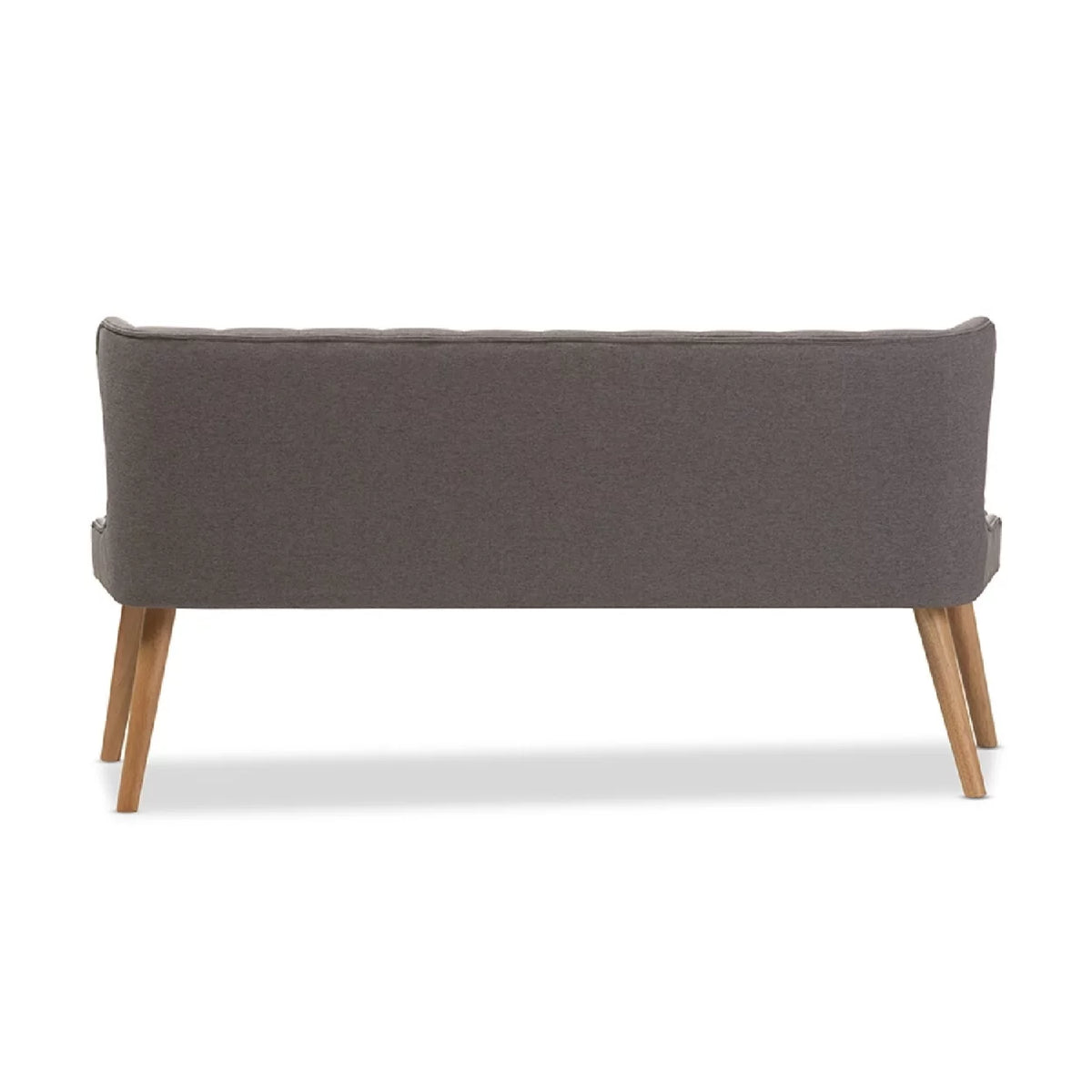 Grey Fabric 3-Seater Settee Bench L522457