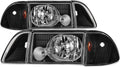 Black Headlights with Corner Signal Lights Set Y8416
