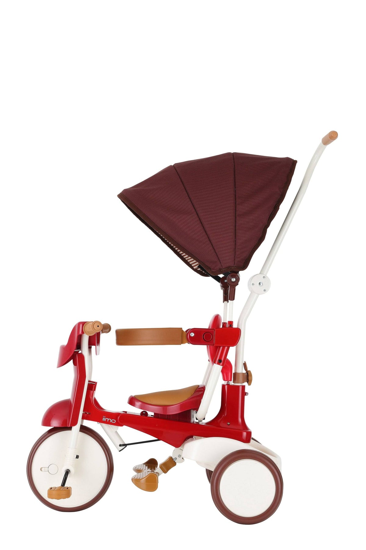 3-in-1 Folding Tricycle with Canopy White B888543