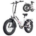 20" Folding Electric Bike with 48V Battery, 500W, 7-Speed S711726