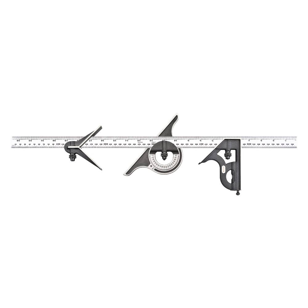 600mm Combination Set with Square Center and Protractor Head J4272