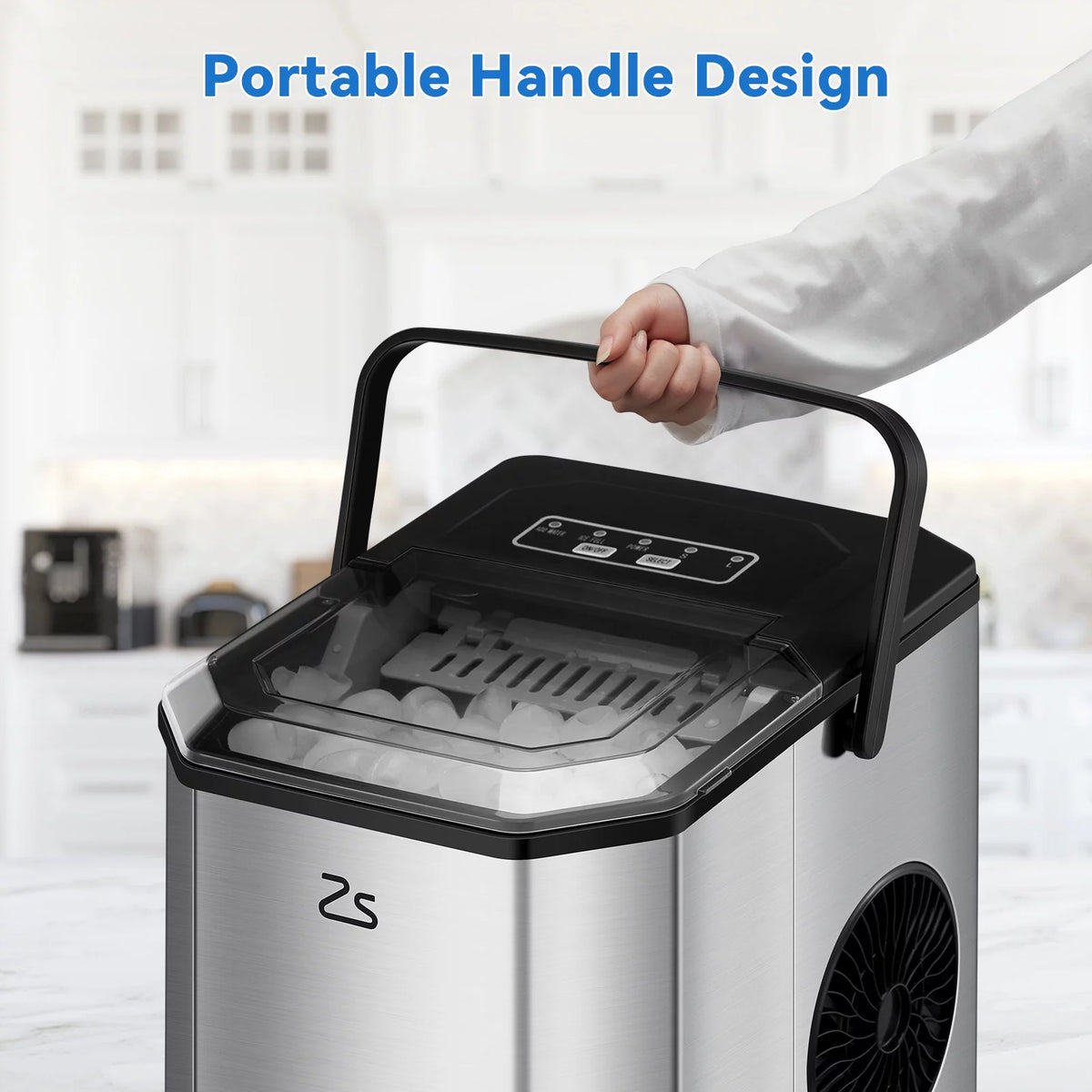 Countertop Nugget Ice Maker with Soft Chewable Pellet Ice S9880
