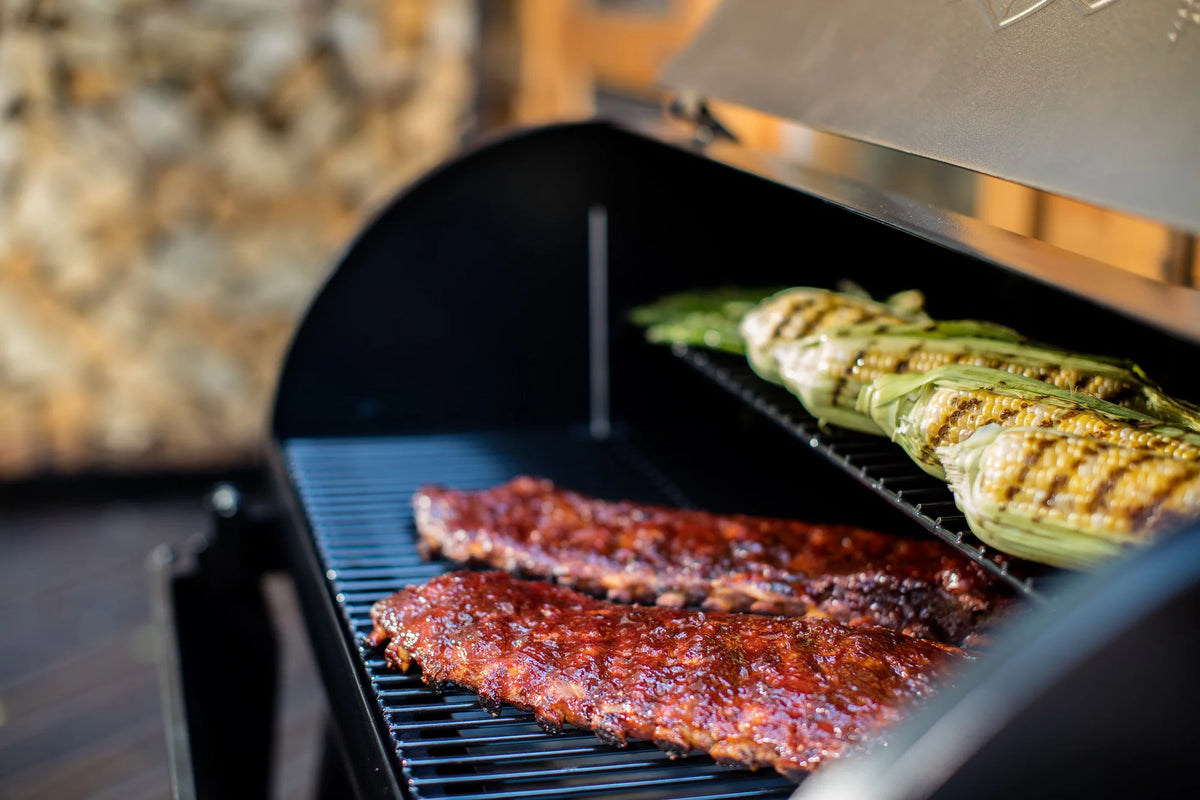 Bronze Wood Pellet Grill and Smoker E5642