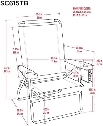 Striped Beach Chair Q341