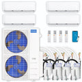 39,000 BTU 4 Zone Ductless Air Conditioner and Heat Pump X654