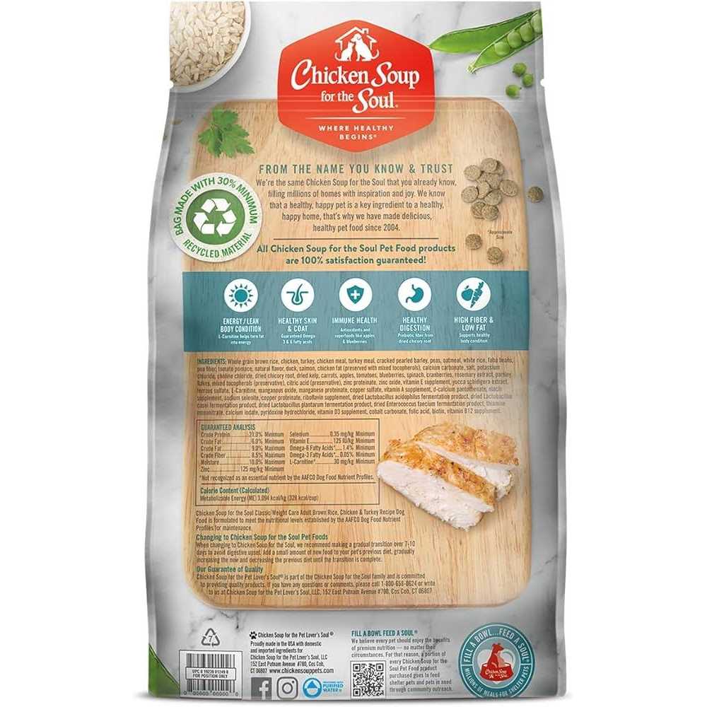 Chicken Turkey Brown Rice Dry Dog Food W272668