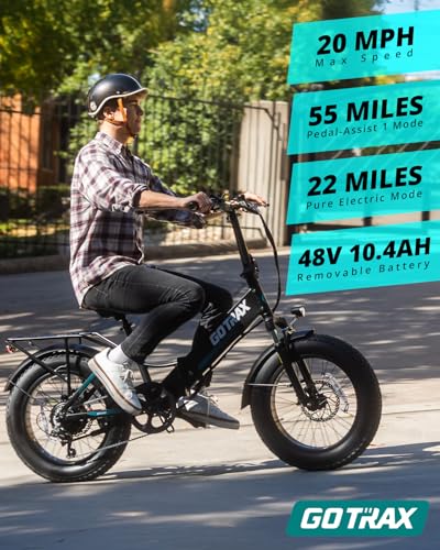20" Folding Electric Bike with 48V Battery, 500W, 7-Speed S711726