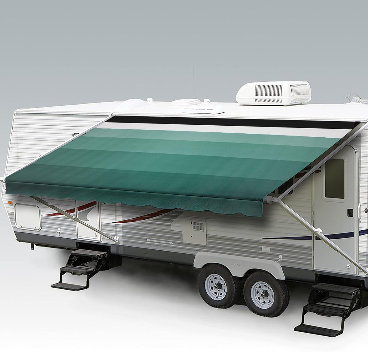 Heavy Duty Weatherproof Vinyl RV Awning Fabric Replacement N733