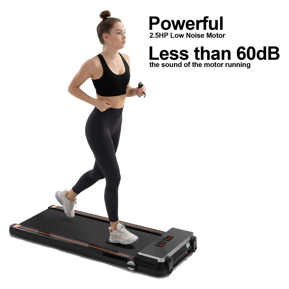 Folding Treadmill with Desk 2.5HP Compact Electric Treadmill W865